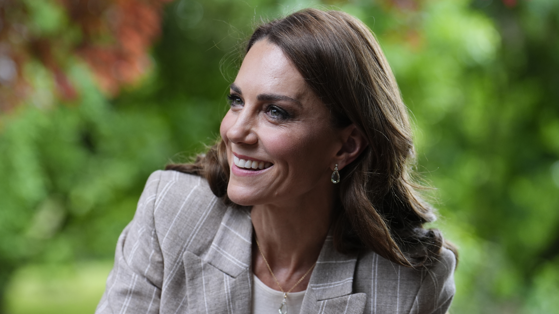 Princess Kate visits Scuola dell'infanzia, to view education in nature, during the second day of her visit to Reggio Emilia on May 14, 2026 in Reggio Emilia, Italy