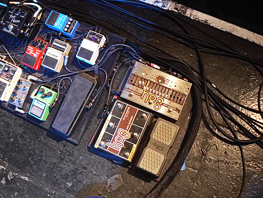 Pedalboard - E-HX HOG and Crybaby