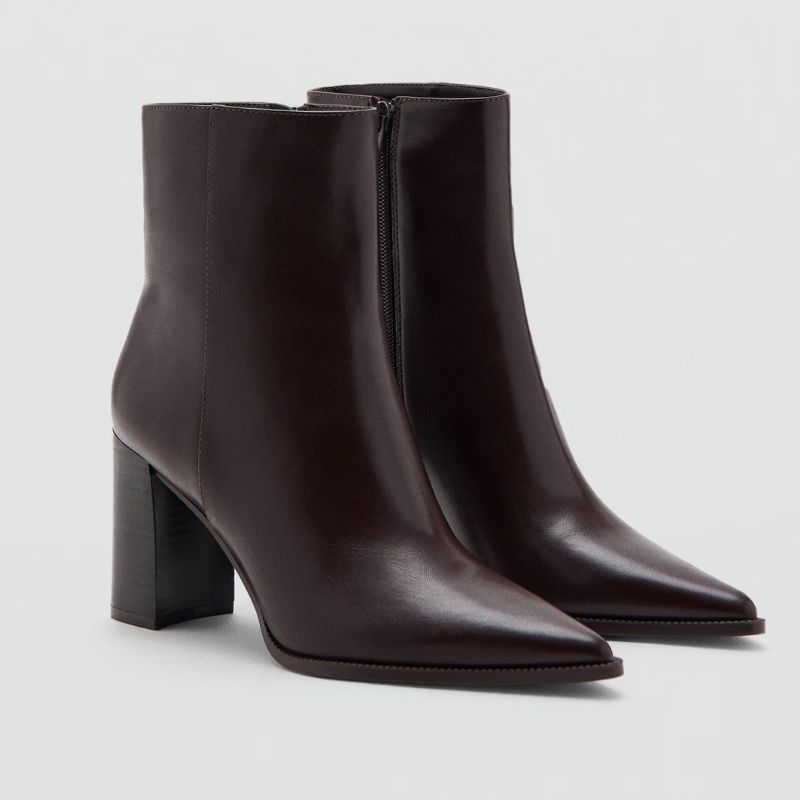 brown ankle boots