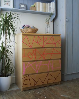 Washi tape furniture idea