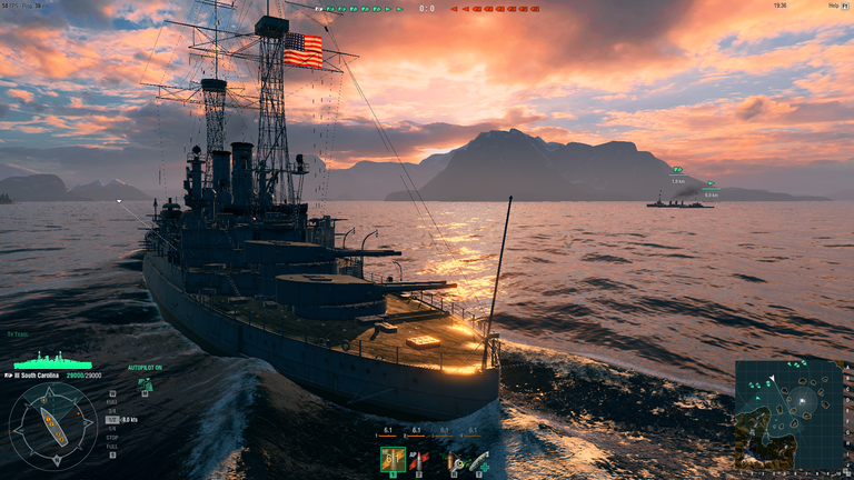 world of warships level with operations