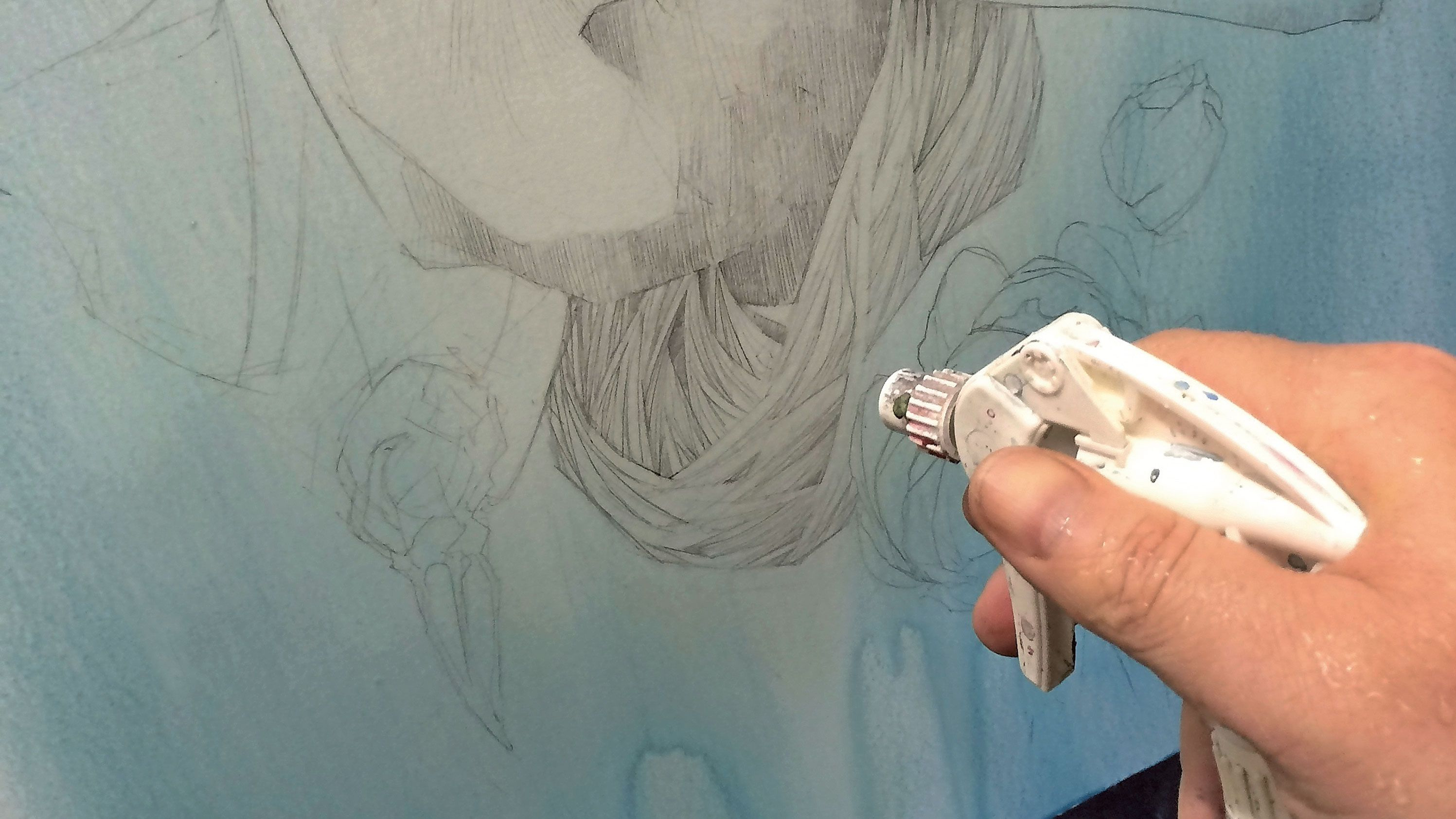 How to paint with acrylic washes