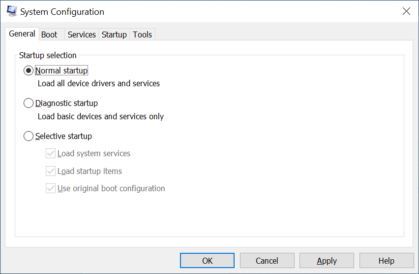 System Configuration