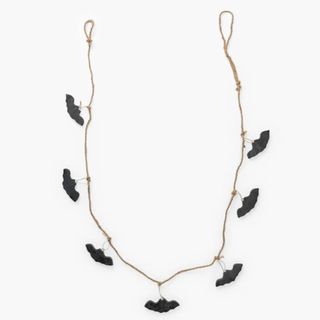 Black Wood Bats Garland