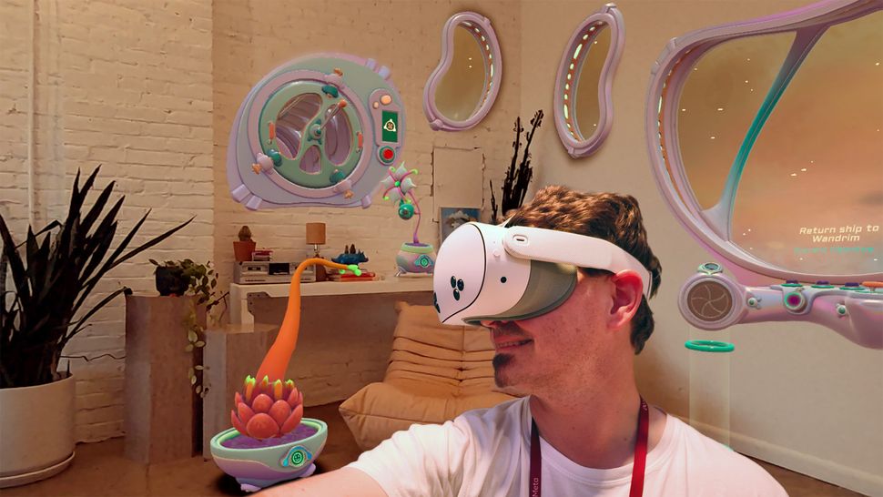 I just had my first mixedreality 'wow' moment on the Quest 3 Android