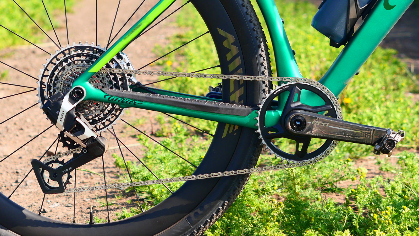 SRAM RED XPLR AXS gravel groupset fitted to a Wilier Rave SLR ID2