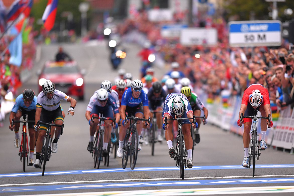 Peter Sagan and Alexander Kristoff go head to head for the world title