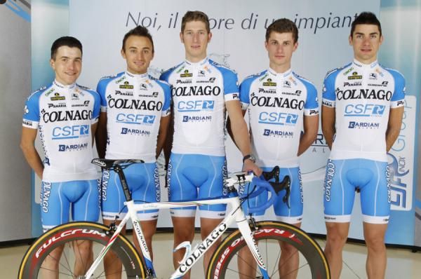 Domenico Pozzovivo, Gianluca Brambilla, Sacha Modolo, Enrico Battaglin and Filippo Savini
