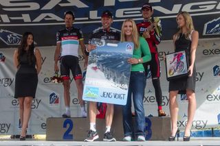 Lindsay Vonn was on hand to present Jens Voigt with a lifetime pass to the Vail ski resort