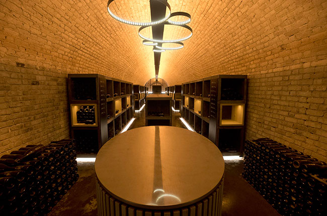 bollinger library cellar, champagne