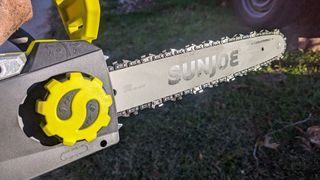 The Sun Joe chainsaw was lightweight and produced little vibration.