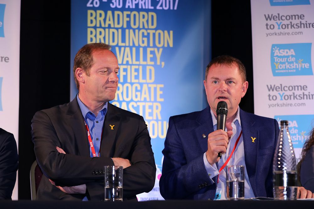 Christian Prudhomme and Gary Verity talk about the Tour de Yorkshire