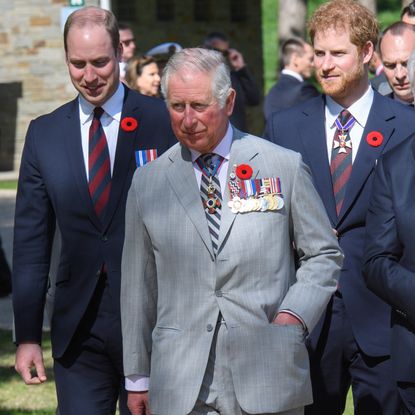 King Charles, Prince William, and Prince Harry