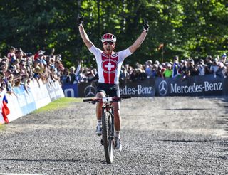 Schurter wins record eighth cross-country MTB worlds gold