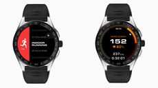 Two Tag sports watches side by side against a white background.