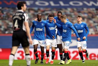 Rangers downed St Mirren 3-0 to move closer to Premiership title