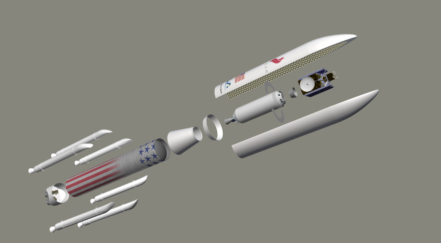 United Launch Alliance&#039;s Vulcan Rocket Exploded View