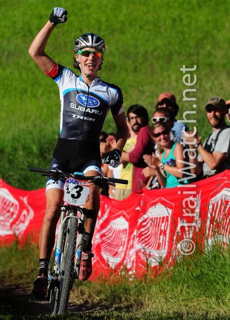 Sam Schultz (Subaru Trek) wins in front of a hometown crowd in Missoula, Montana