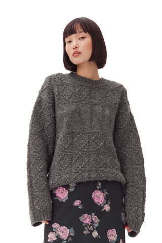 Grey Bubble Jumper