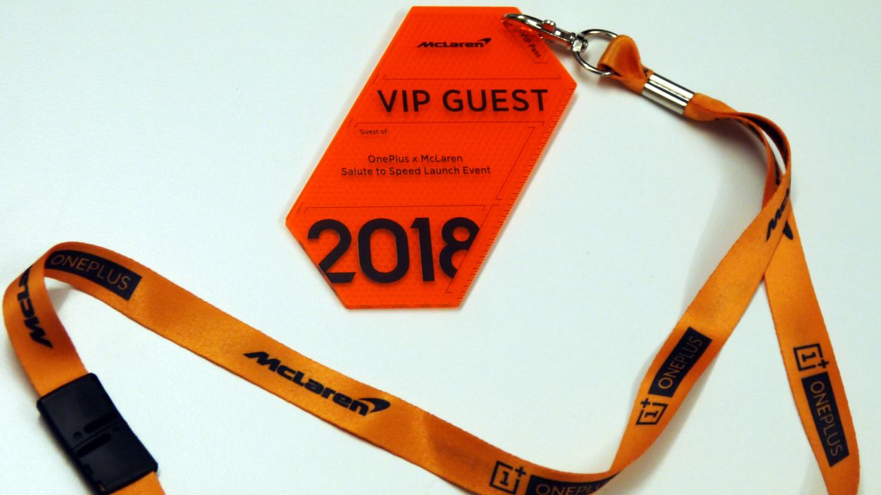 Our VIP badge to get us into the launch event and bring you all the latest