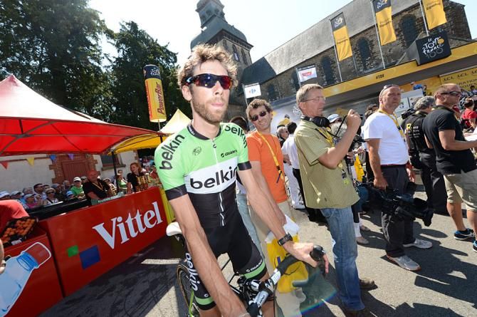 Laurens ten Dam (Belkin) before the start of stage 10 of the Tour de France