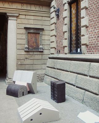 'Keystone' chairs, by Os & OOS, at Museo Bagatti Valsecchi