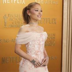 Ariana Grande attends the 31st Annual Screen Actors Guild Awards at Shrine Auditorium and Expo Hall on February 23, 2025 in Los Angeles, California. (Photo by Jeff Kravitz/FilmMagic)