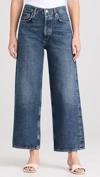  High Rise Wide Leg Jeans