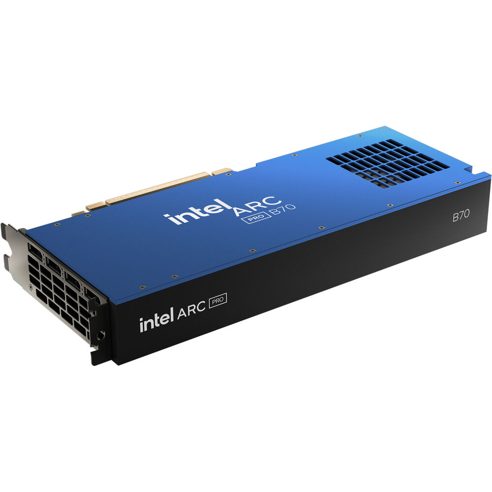 Intel Arc Pro B70 – 128 GB VRAM w 4 kartach za mniej niż 3800 dol.