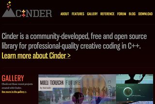 Cinder is a toolbox for programming graphics, audio, video, networking, and much more!