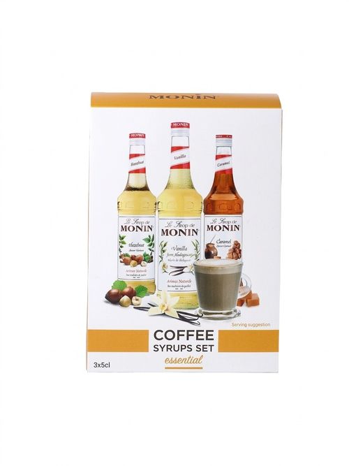 Monin Coffee Syrup Gift Set &ndash; 3 X 50ml