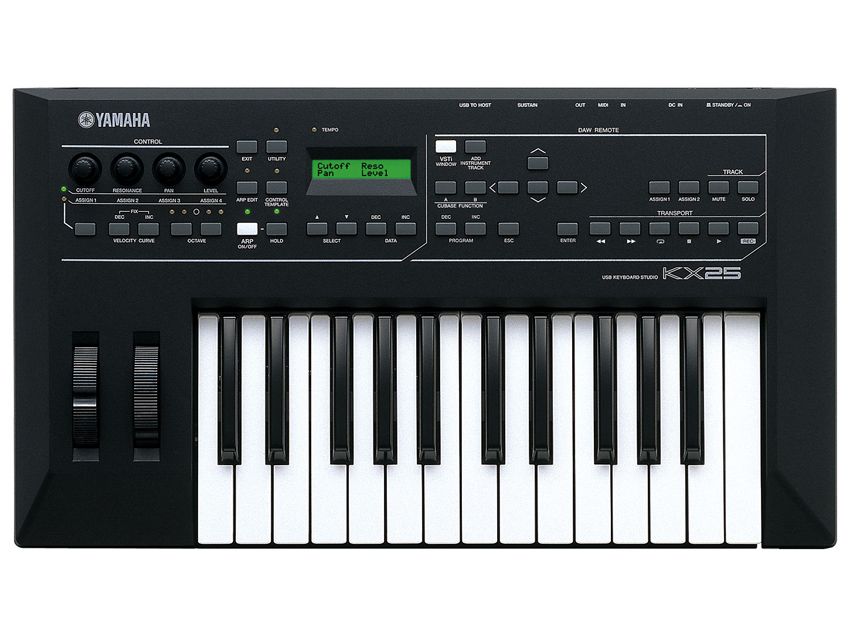 The KX25 is the smallest of the new keyboards.