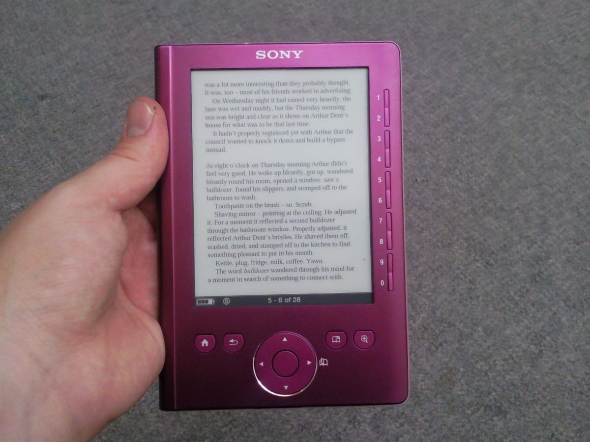 Hands on Sony Reader Pocket Edition review TechRadar