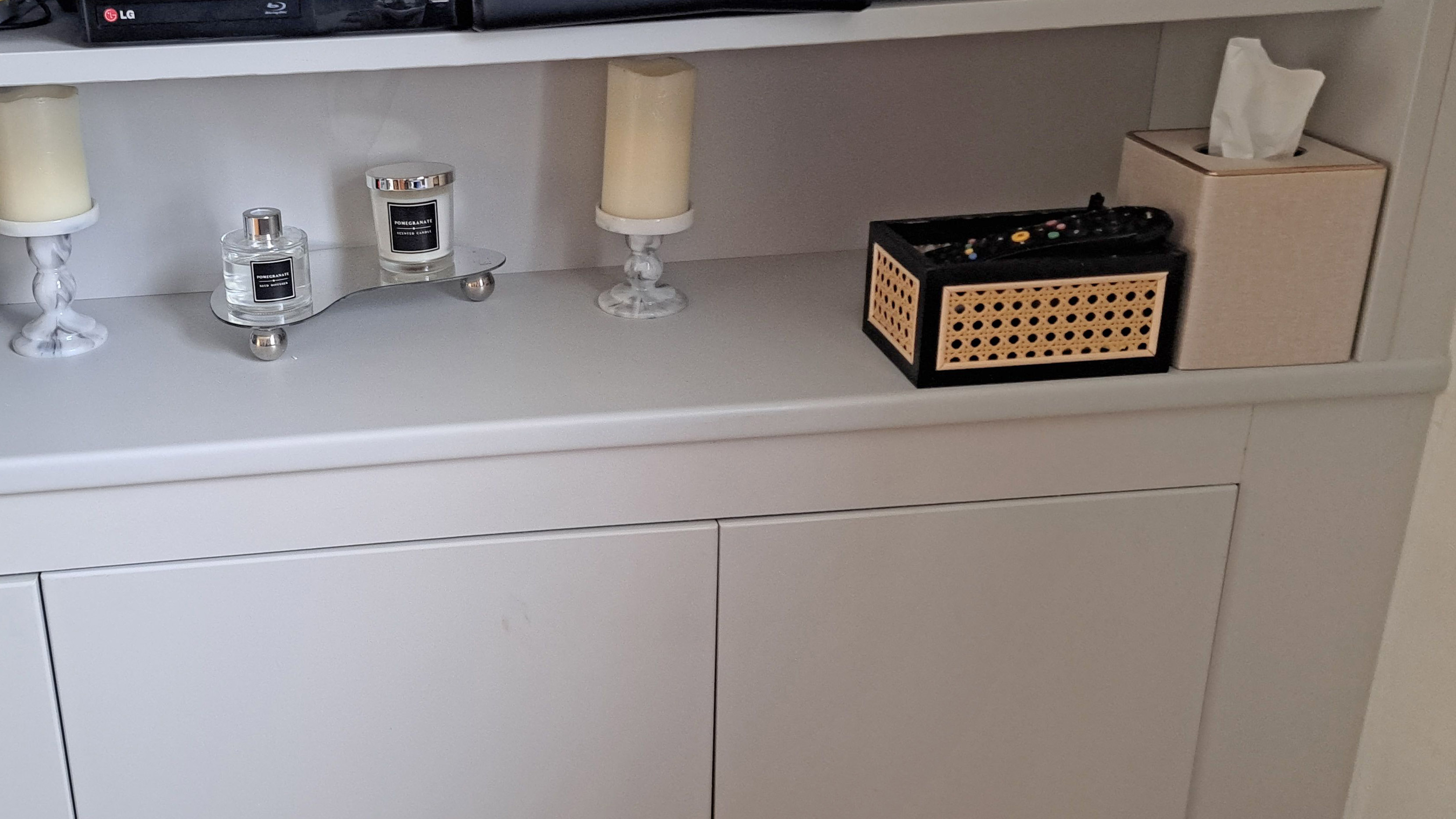 Tidy TV wall unit