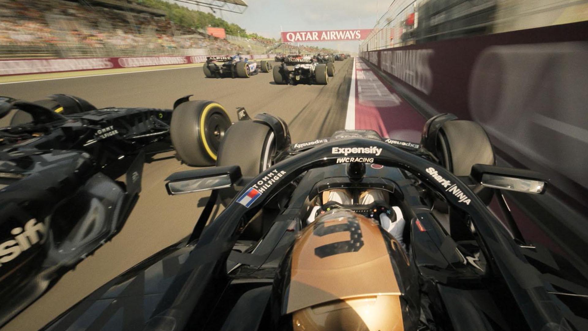 F1 the movie screengrab.