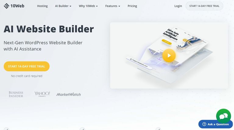 AI Website Builder Review | Tom's Guide