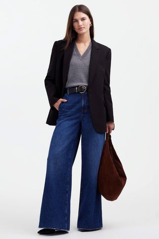 Madewell The Kline Wool-Blend Blazer