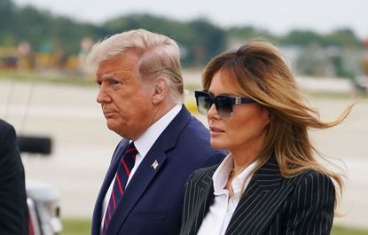President Trump and first lady Melania Trump.