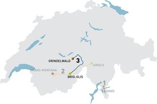 <p>Tour de Suisse - Stage 3 Map</p>