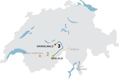 Tour de Suisse - Stage 3 Map