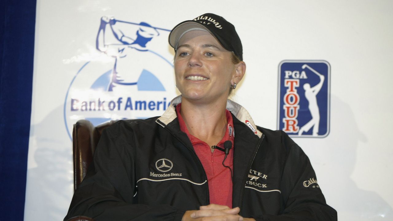 Annika Sorenstam at Colonial in 2003