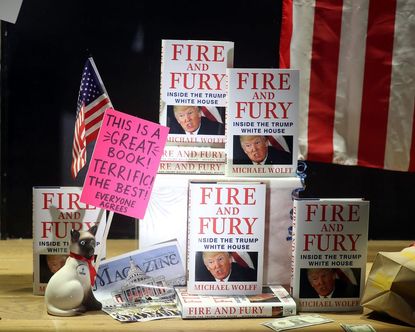 Copies of Michael Wolff's Fire and Fury.