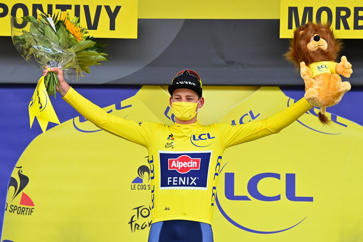 Tour de France 2021 108th Edition 3rd stage Lorient Pontivy 1829 km 28062021 Mathieu Van Der Poel NED AlpecinFenix photo POOL David StockmanBettiniPhoto2021
