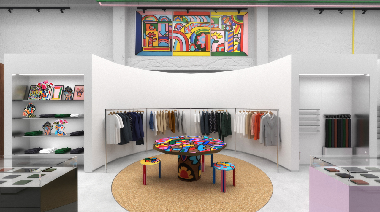 The graphic sensibility of Paul Smiths' new LA boutique | Wallpaper