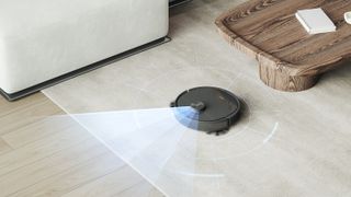 Ecovacs Deebot Neo robot vacuum cleaning carpet