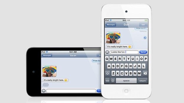 White Apple iPod Touch