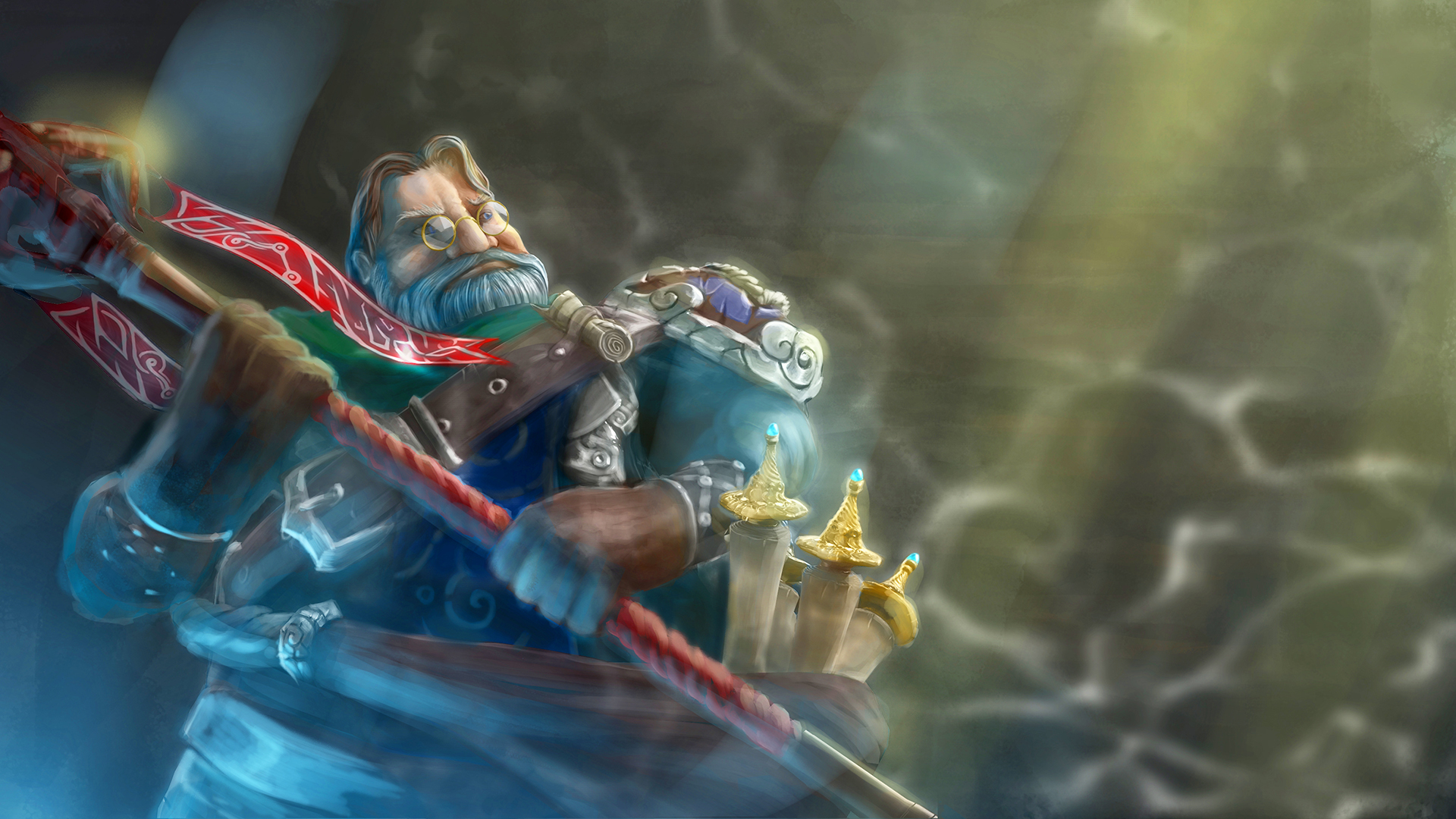 Gabe Newell Shopkeeper Arrives In Dota 2 Workshop Looks