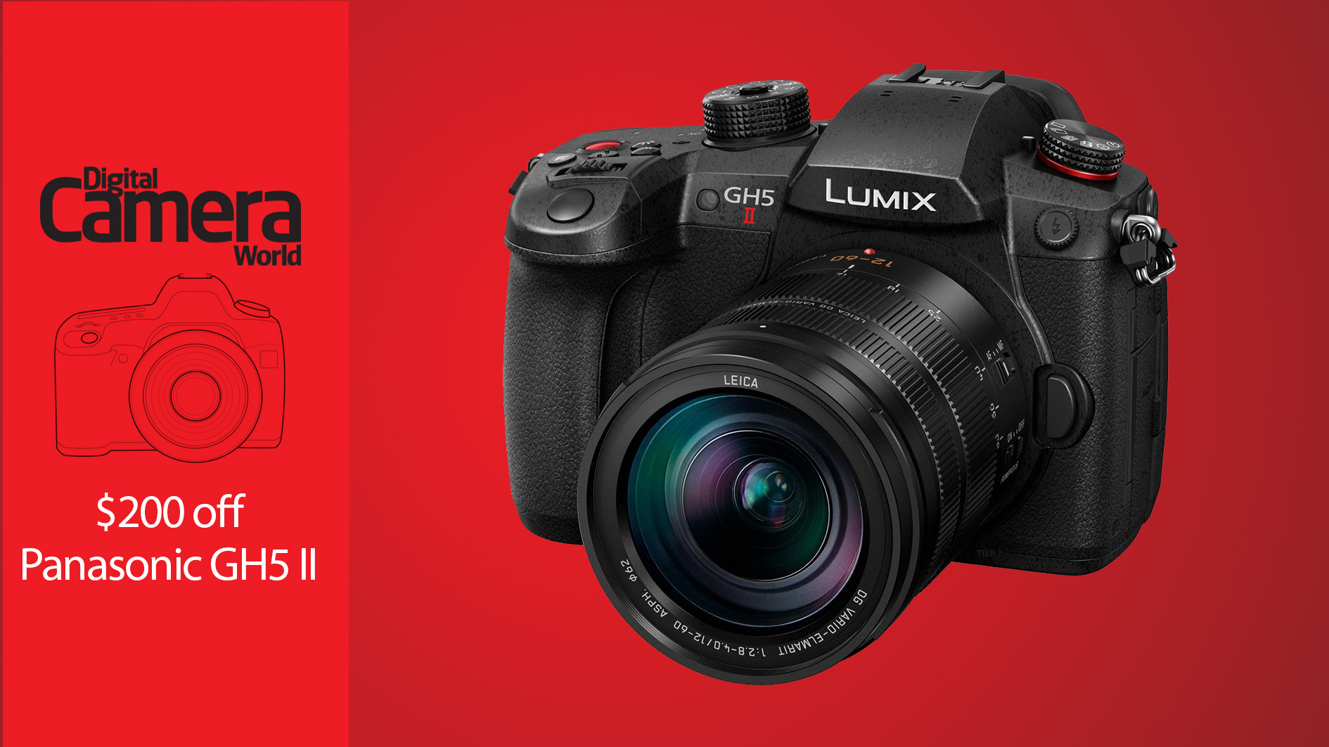 Plagen Mysterieus helaas Save $200 on a Panasonic GH5 II body only – now only $1,498 | Digital  Camera World