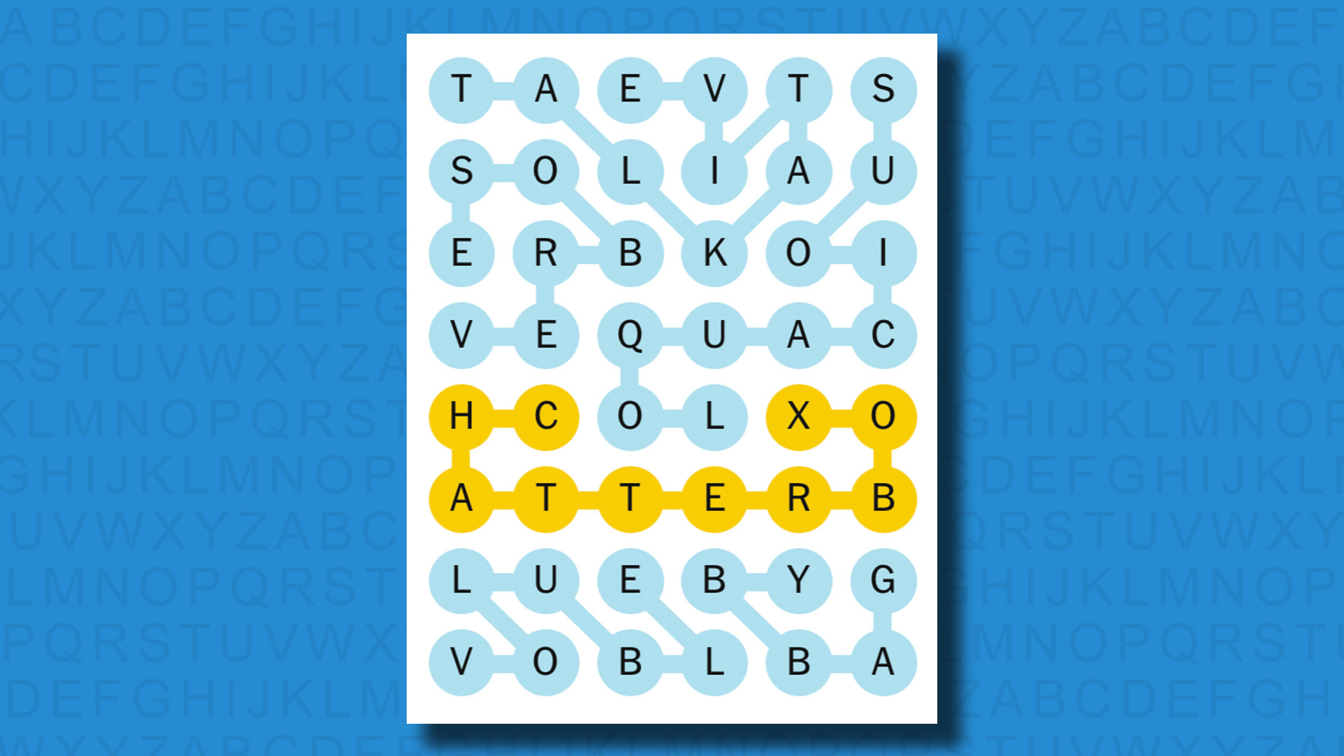 NYT Strands answers for game 543 on a blue background
