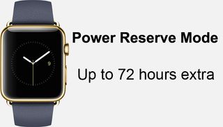 Apple Watch power reserve mode 72 hours